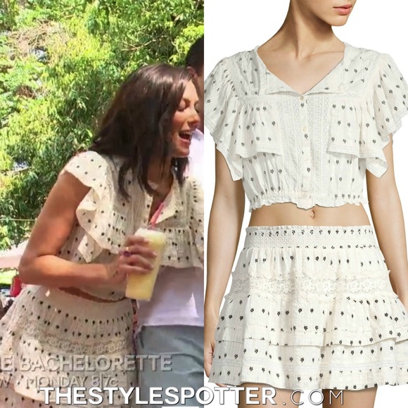 ISO Love Shack Fancy LoveShackFancy Taylor mini skirt in size xs, xxs, or p. - Picture 2 of 3